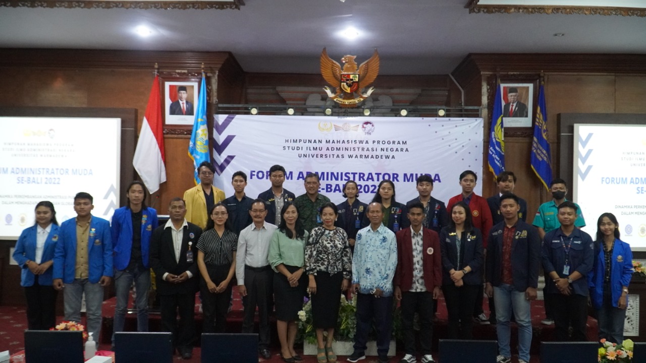 HMPS Ilmu Administrasi Negara FISIP Unwar Gelar Forum Administrator Muda se-Bali